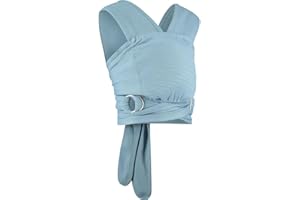 Caboo Lite Baby Carrier - Denim | One Size Multi-Position Baby Sling Carrier | Soft Lightweight Adjustable | Machine Washable Newborn Essentials