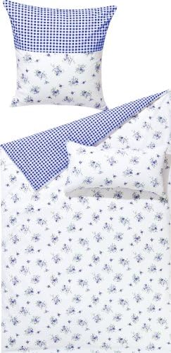 Dyckhoff Reversible bed linen set terry cobalt blue size 135x220 cm (40x80 cm)