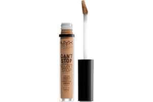 ‎NYX PROFESSIONAL MAKEUP NYX Professional Makeup Can't Stop Won't Stop Contour Concealer - wasserfester flüssiger Abdeckstift, Kaschieren & Highlighten, 3, 5 ml, Neutral Buff 10.3