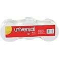 Universal 35720 Adding Machine/Calculator Roll, 16 lb, 1/2" Core, 2-1/4" x 150 ft, White (Pack of 3)