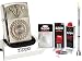 Produktbild Zippo Feuerzeug Dartboard Emblem + Zubehör XL & Stabfeuerzeug Chrome Brushed