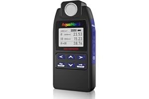 AQUAHORTI AH-DRNIR 660nm & 850nm Red/NIR Light Irradiance Meter – Professional Dual-Wavelength Radiometer