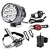Produktbild Fahrrad-Scheinwerfer, Jolliwin 9000 Lumen 7x CREE XM-L T6 LED Lampe, wasserdichter MTB Rennrad-Frontscheinwerfer-Scheinwerfer mit 8.4V Akku 13200mAh, Gebirgsfahrräder, ect