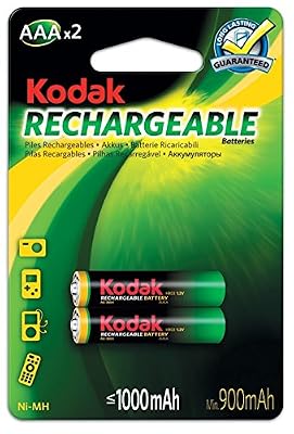 Kodak Pile rechargeable Ni-MH Kodak - LR3 / AAA - 1000 mA - Vendu par 2