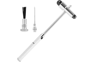 VXIWSCY Marteau à Réflexes Neurologiques avec Pinceau et Aiguille Intégrés, Outil de Diagnostic Musculaire et Neurologique en Plastique ABS, à Deux Têtes pour Professionnels de Santé (1)