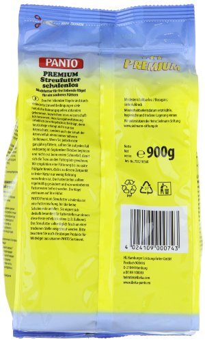 Panto Premium Streufutter schalenlos, 5er Pack (5 x 900 g) - 3
