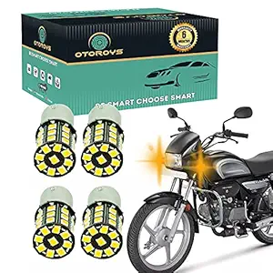 OTOROYS 6 MONTHS WARRANTY 360 ? Reflecting LED Indicator Bulbs Set Of 4 (For Hero Splendor , Splendor Plus )