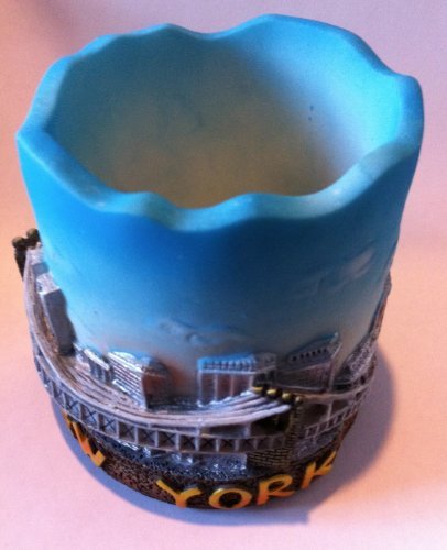 New York City Brooklyn Bridge Souvenir Pencil Holder by Forgot My Souvenirs