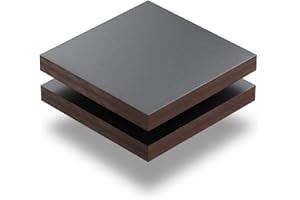 IRONLUX Panel Fenolico HPL 8mm espesor Gris Grafito 1 cara (HPL, 500x650mm)