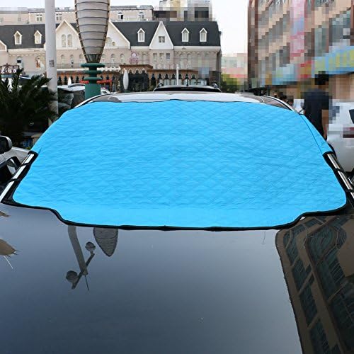 VXCAN Car Windshield Sun Shade UV Protection Windshield Snow Cover for Snow and Ice Waterproof Windproof Windshield Snow Shade Protector for Most Car & SUV - 72"(W) X 46"(H)
