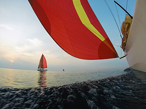 GoPro Front Helmhalterung (gebogene, vertikale Schnellspannschnalle, 2 x Schwenkarme, Rändelschrauben) - 9