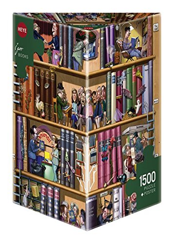 Preisvergleich Produktbild Heye 29234 - Puzzle D.Kravarik Books 1500 Teile
