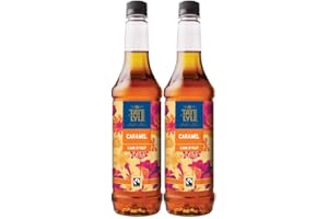 TATE & LYLE'S Tate & Lyle Caramel Coffee Syrup 750ml Fairtrade (2 Bottles, No Pump)