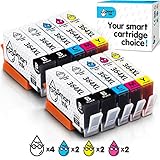 ✅ ZERTIFIZIERTE GARANTIE. Alle Tintenpatrone sind zertifiziert und haben Garantiemarke (CE, ISO 9001, ISO 14000, Reach, STMC)