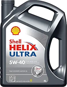 Shell Helix Ultra 5W-40 Synthetic Car Petrol Engine Oil for Maruti Ertiga- 4 L