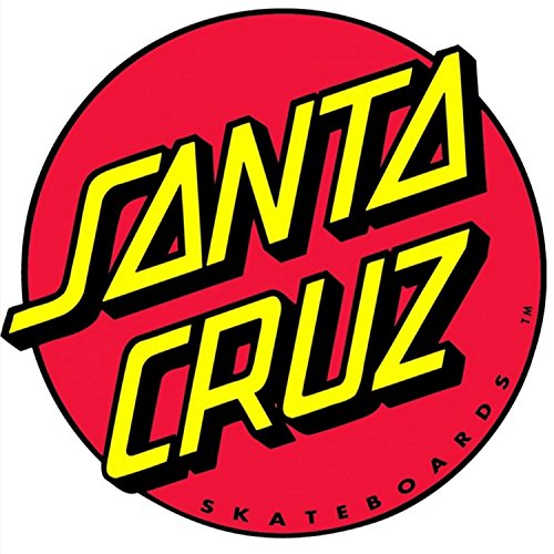 Preisvergleich Produktbild Santa Cruz Classic Dot Aufkleber – Rot / Gelb