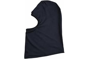 PAIF® Passamontagna Nero Unisex – Balaclava Elasticizzata 92% Poliestere 8% Spandex – Sottocasco Traspirante per Moto, Sci, Kart, Ciclismo – Protezione Vento e Comfort sotto Casco
