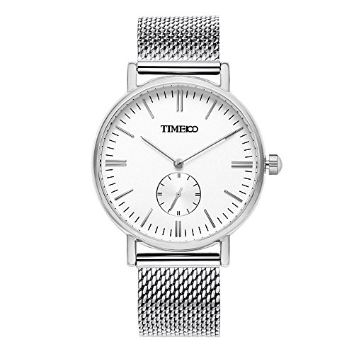Time100 NEU Armbanduhr Herrenuhren Junguhr Liebespaar rund #W80188G.02A