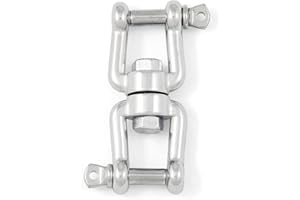 MASIDEF MEMBER OF THE WÜRTH GROUP Girella a 2 forcelle diametro 6 mm. in acciaio Inox A4 - AISI 316