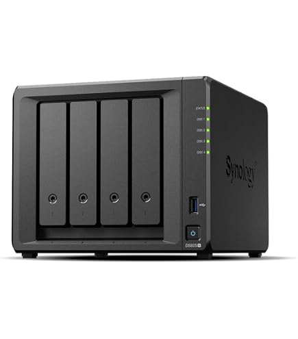 Synology DS220+ NAS with 16TB (2x8TB SATA Hard Disk) : Memory 2 GB