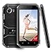 Produktbild E&L W6 Staubdicht Stoßfest Robuste Ohne Vertrag Smartphone Android 6.0 Quad Core 8G ROM 4.5 Zoll 4G GSM Dual SIM GPS Outdoor Entsperrt Handy 128G (Grau)