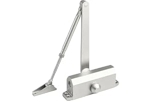 Hydraulisk automatisk dörrstängare med låsfunktion, variabelt justerbar, fjäderdörrstängare för innerdörr och ytterdörr, bost