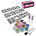 BMC Friendly Animals Party Fun Temporary Fashionable Glitter Tattoo Body Art Design Stencils Kit