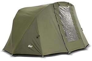 Funda de piel de invierno Lucx® para 1 hombre, tienda de campaña de pesca para carpas, carpa (no hay tienda de campaña, solo hay que tirar)