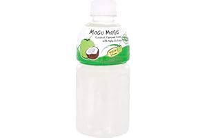 6 Bottiglie Coconut Cocco Mogu Mogu Bottiglia da 320 ml Asian Food