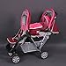 Exclusive Tandem - Twin Pram rose - BambinoWorld