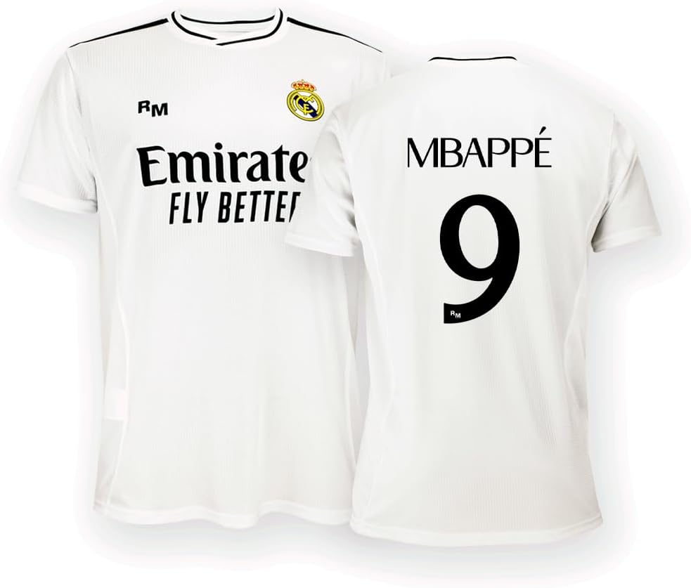 Real Madrid Bellingham Infantil Camiseta Primera Equipación de la Temporada 24/25 réplica Producto Oficial