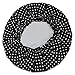 JODA Black and White Polka Dot Shower Cap