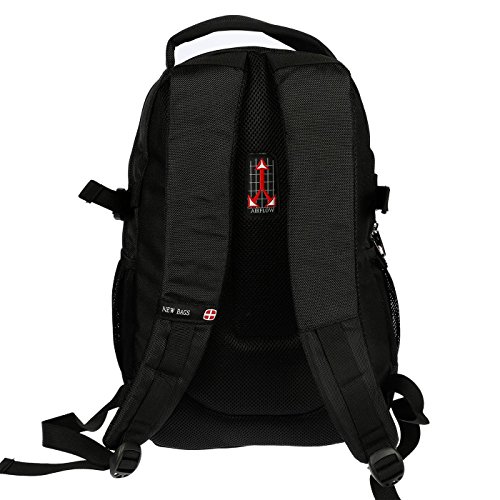 Christian Wippermann Buissnes Comfort Laptop bis 15,4 Zoll Schul Rucksack in Schwarz - 3