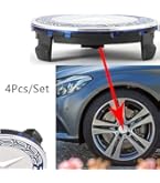 2 Coprimozzi Auto In Acciaio Inox Nero Opaco, Diametro 8,1 Cm, Per Cerchi Da Rimorchio, Camion, SUV E Camper - 5
