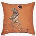 Produktbild Square Decorative Throw Kissen Kissenbezüge Kissenhülle Personalized Cushion Cover Cute Animal French Bulldog Pug Riding a Bicycle 18x18 inches (Purple)
