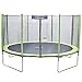 Produktbild Terena Trampolin neongrün 183 244 305 366 427cm mit Netz Sicherheitsnetz Gartentrampolin für Kinder (366)