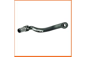 SCAR Schalthebel Ganghebel kompatibel mit KTM EXC EXCF SX SXF EXCF EXC TPI 200 250 300 350 450 90-26 HUSQVARNA TE125 TE250i TE300i 14-26 FC FE FS FX 250 300 350 501 - Schwarz