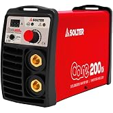 Solter - Soldador Inverter CORE 200Di, 200A de Potencia, Ciclo de Trabajo Profesional MMA y TIG Lift-Arc Tecnolog&iacute;a Nanocryst