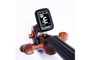 Besttoolifes Accordeur professionnel pour violon, écran LCD coloré, contrôle facile, accordeur de violon précis