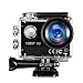 Produktbild Action Cam TOPELEK FHD 1080P 16MP Action Camera 170Ultra-Weitwinkel Helmkamera Unterwasserkamera Full HD 2,0 Zoll Bildschirm 30m/98 Fuß Wasserdichte Sports Kamera Wiederaufladbare 1350mAh Batterie Sport Action Kamera Zubehör Kits.
