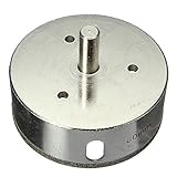 100% nuevo y de alta calidad SODIAL(R) Broca de diamante 80mm diametro escariador broca de trepano para ceramica de vidrio arenisca azulejo
