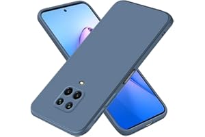 EASSGU Funda para Redmi Note 9S / Note 9 Pro (6.67" Inches), Carcasa de Silicona Suave de TPU - Lavanda Gris
