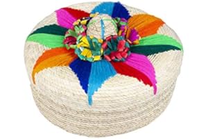 SUCOS Traditioneller, Handgemachter Tortilla-Wärmer aus Mexiko - Tortilla Korb Sombrero - Tortillero de Palma