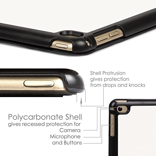 Forefront Cases® Neue Origami Hülle Tasche Case Cover für Apple iPad Mini 4 4th Gen September 2015 – Rundum-Geräteschutz und intelligente Auto-Sleep-Wake-Funktion inkl. Eingabestift und Displayschutz - 7