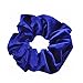 Mytoptrendz® Royal Blue Velvet Scrunchie Ponytail Holder Hair Band Premium Soft Smooth Velvet (Royal blue)