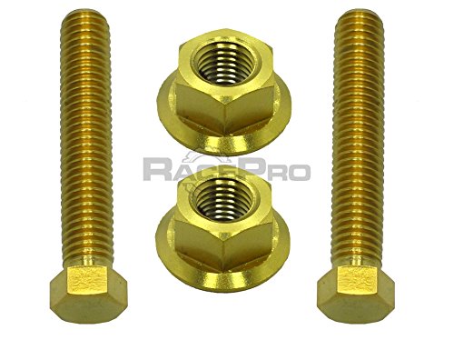 Preisvergleich Produktbild RacePro Gold Titan Achsmuttern Kettenspanner - Kawasaki Z1000 03-06