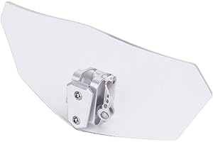 AUFER Motorcycle Windshield Deflector Windscreen Spoiler Air Deflector Profession Clip On Motorcycle Windshield Extension for Motorbike