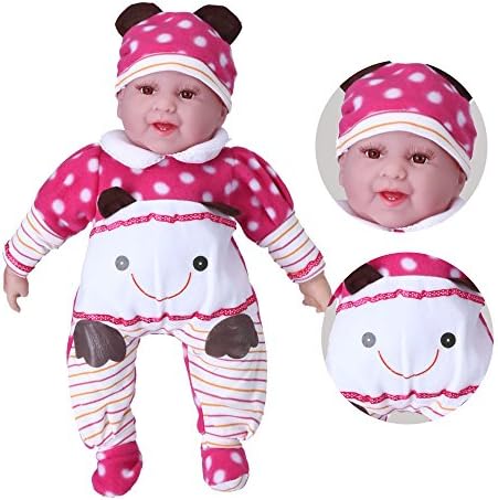 Reborn Baby Doll Lifelike Cute Soft Body Girl Dress Doll 20 inch