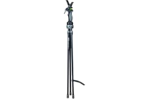 PRIMOS Zielstock Trigger Sticks® Gen. 3 – Tall Tripod Schwarz Aluminium Dreibeinstativ Schusswaffenstütze