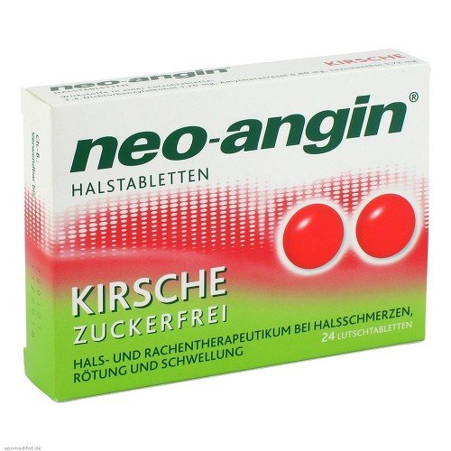 neo-angin halstabletten Kirsche, 24 St [Badartikel]